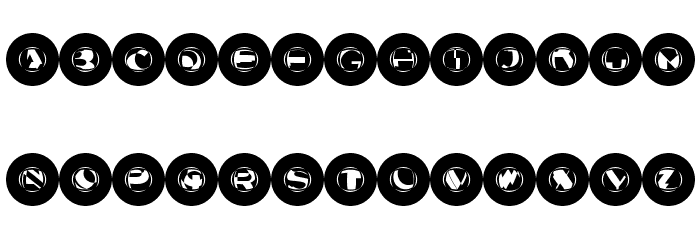 RoundAbout Font LOWERCASE
