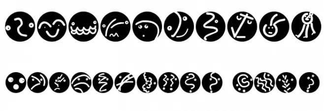 RoundFacesTwo Font OTHER CHARS