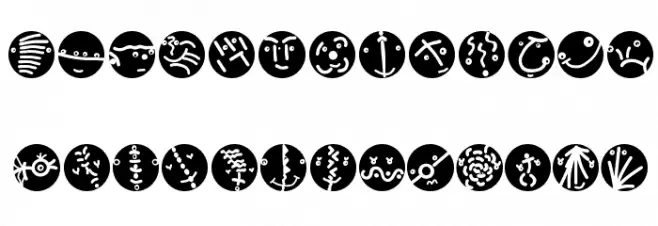 RoundFacesTwo Schriftart Groß