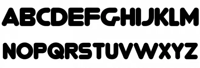 RoundFit Lowercase Extended خط أحرف كبيرة