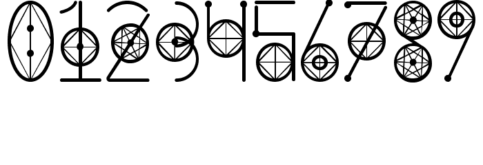 RoundGeometricRegular Font OTHER CHARS