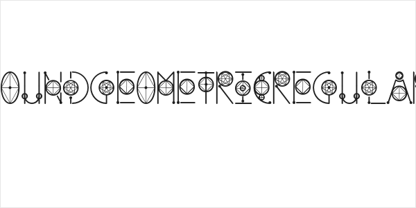 RoundGeometricRegular Logo