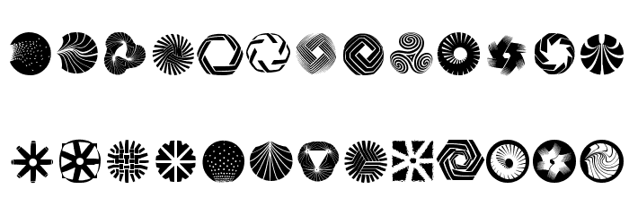 RoundMarks Font LOWERCASE