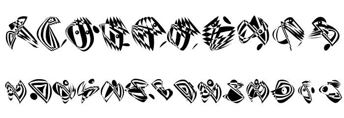RoundOpArt Font OTHER CHARS