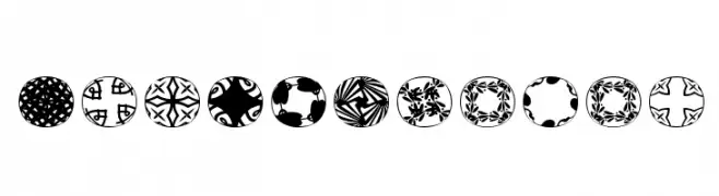RoundPieces-06  Скачать бесплатные шрифты