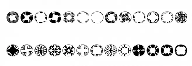 RoundPieces-06 Fuentes MINÚSCULAS