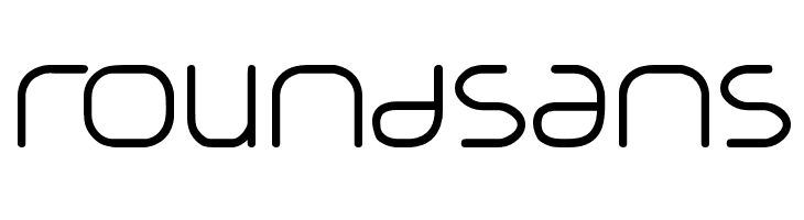 RoundSans  font caratteri gratis