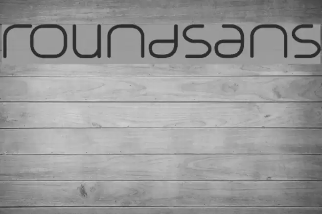 RoundSans Font examples
