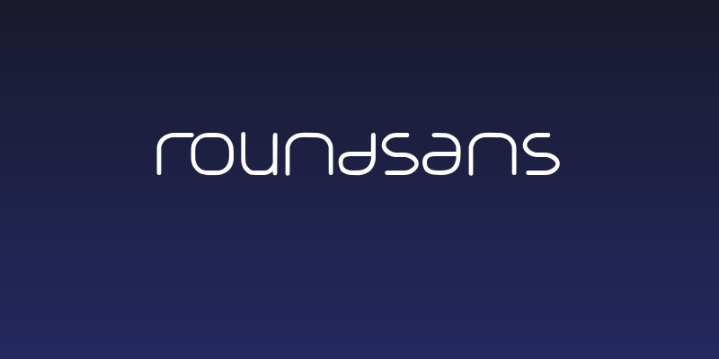 RoundSans Social Header
