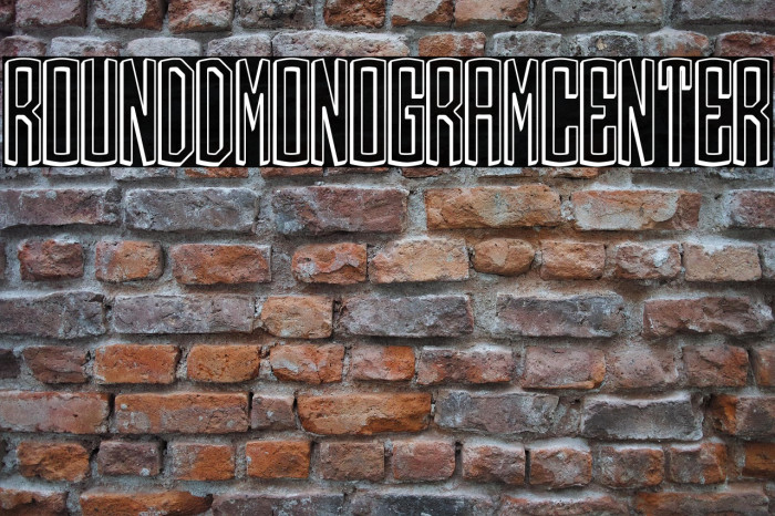 Round_3D_Monogram_Center Example 2