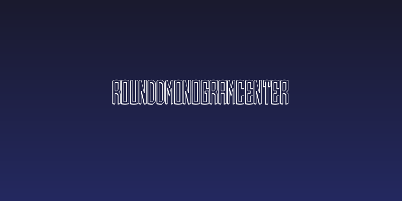 Round_3D_Monogram_Center Social Header