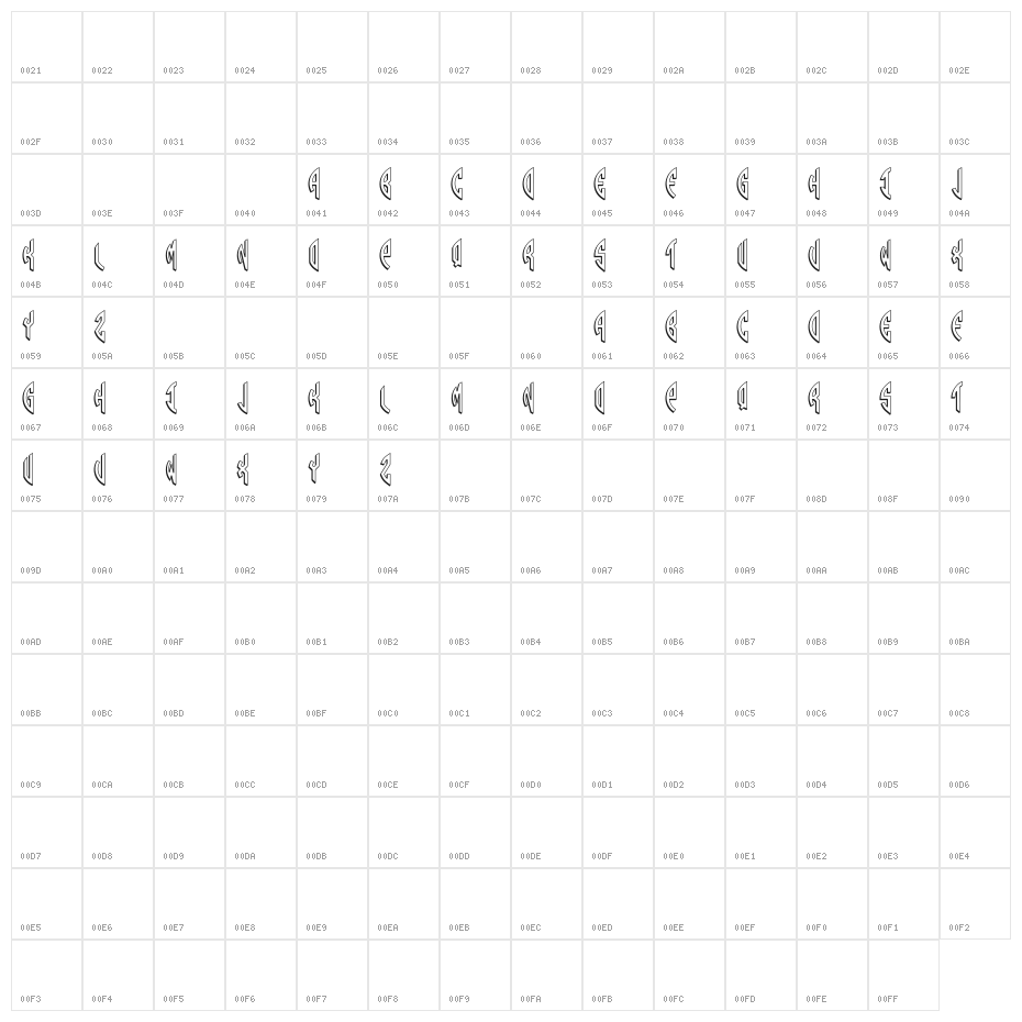 Round_3D_Monogram_Left Character Map