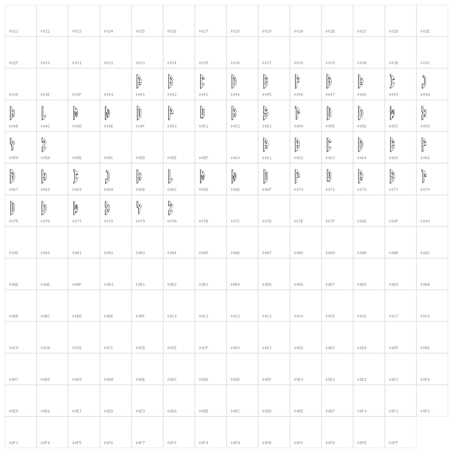 Round_3D_Monogram_Right Character Map