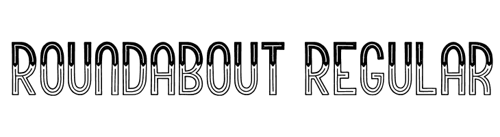 Roundabout Regular  Free Fonts Download