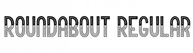 Roundabout Regular  font caratteri gratis