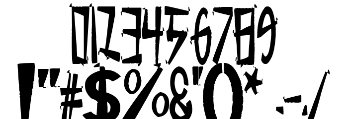 Roundap Font Alte caractere