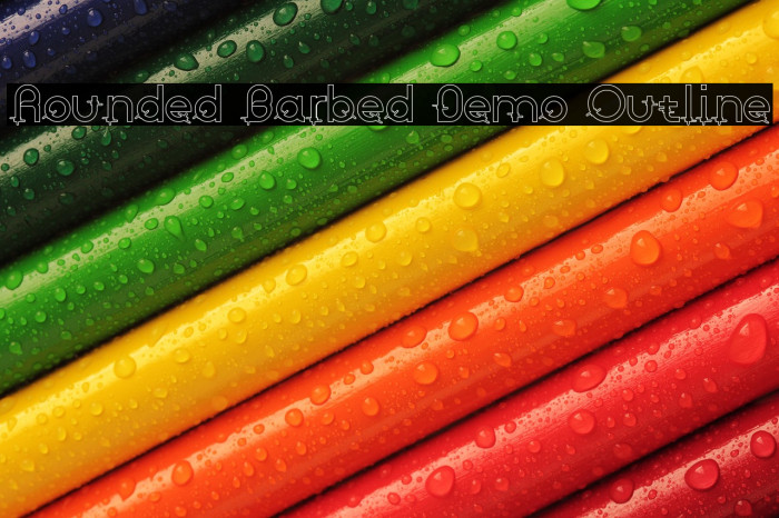Rounded Barbed Demo Outline Example 1