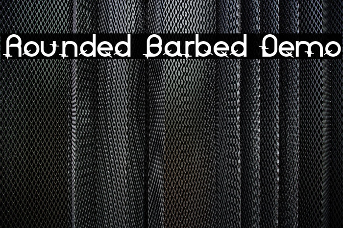 Rounded Barbed Demo Example 1