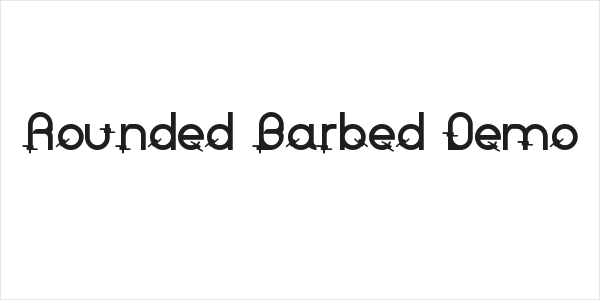 Rounded Barbed Demo Logo