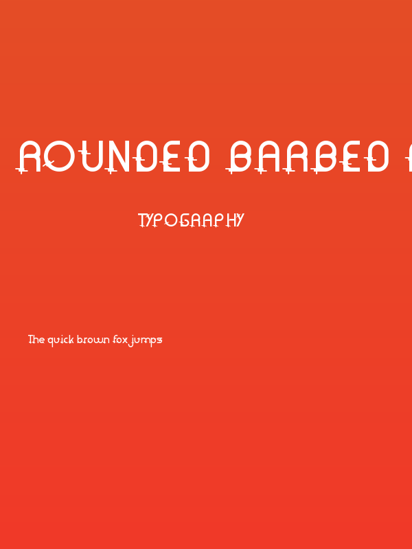 Rounded Barbed Demo Poster