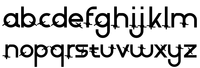 Rounded Barbed Demo Font LOWERCASE