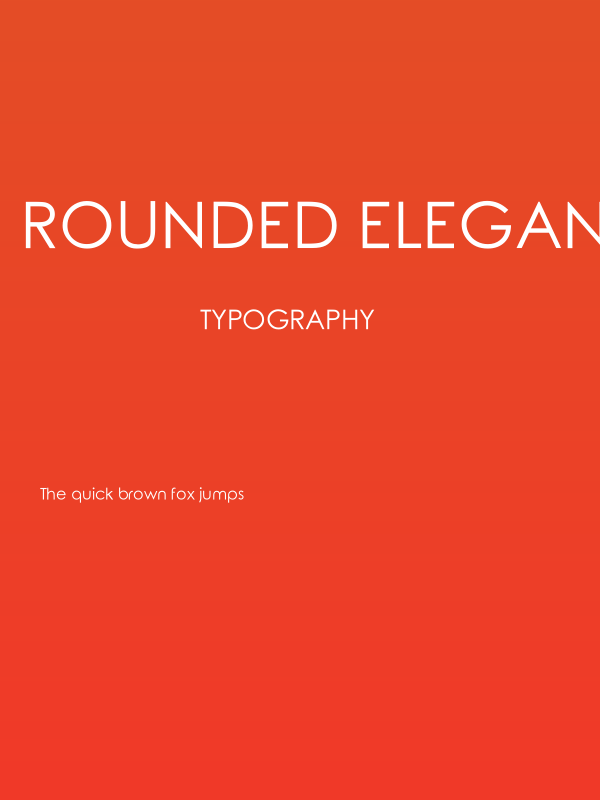 Rounded Elegance Poster