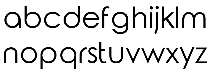 Rounded Elegance Font LOWERCASE