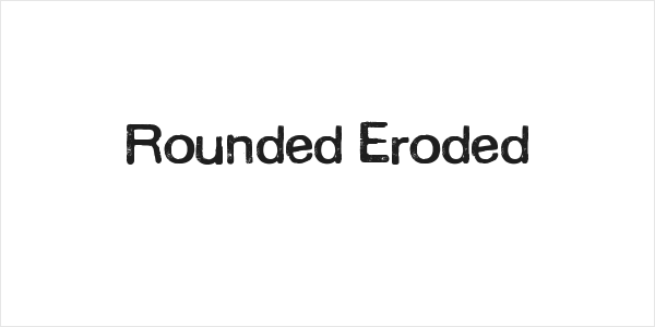 Rounded Eroded Logo