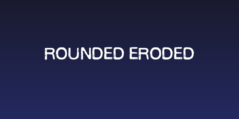 Rounded Eroded Social Header