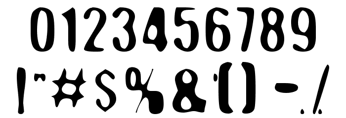 Rounded Genius Font OTHER CHARS
