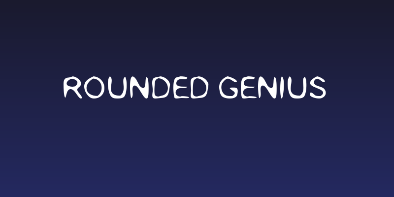 Rounded Genius Social Header