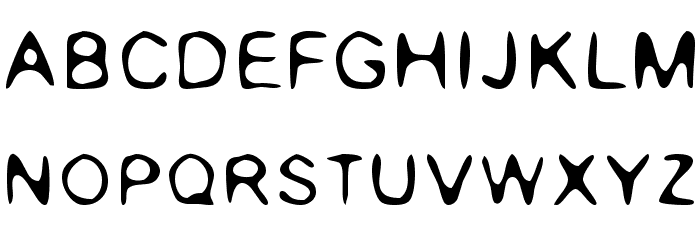 Rounded Genius Font LOWERCASE