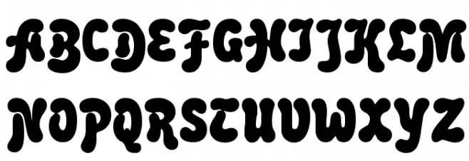Rounded Informal Polices MAJUSCULES