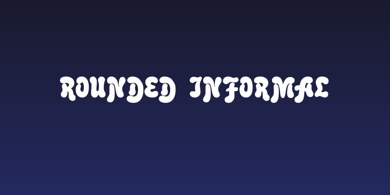 Rounded Informal Social Header