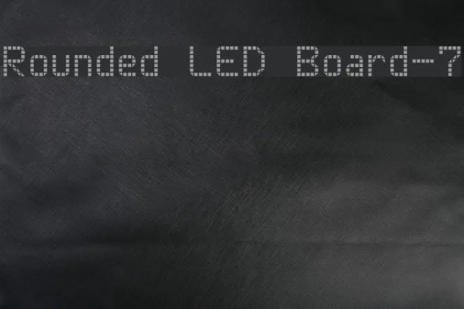 Rounded LED Board-7 Example 3