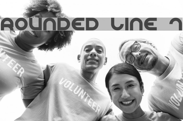Rounded Line 7 Font examples