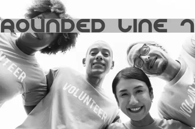 Rounded Line 7 Polices examples