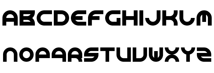 Rounded Line 7 Font LOWERCASE