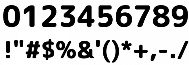 Rounded Mplus 1c ExtraBold Font OTHER CHARS