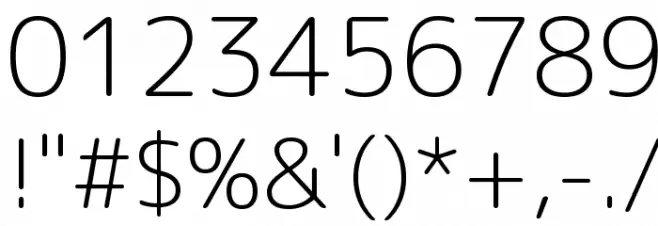 Rounded Mplus 1c Light Font OTHER CHARS