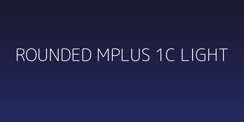 Rounded Mplus 1c Light Social Header