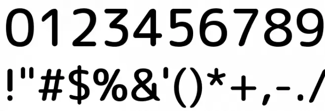 Rounded Mplus 1c Medium Font OTHER CHARS