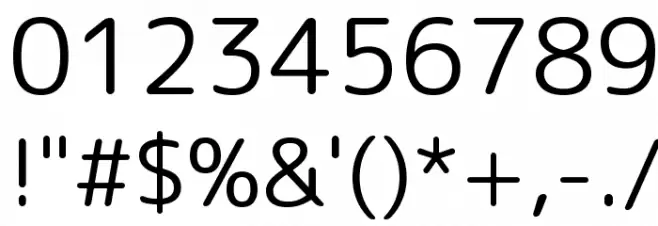 Rounded Mplus 1c Font OTHER CHARS