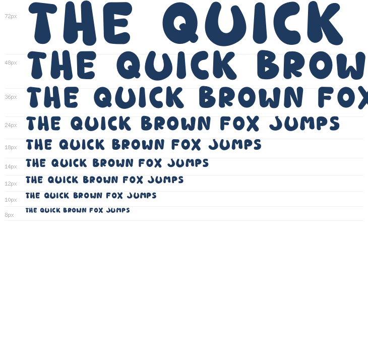 Rounded Robin Solid Waterfall