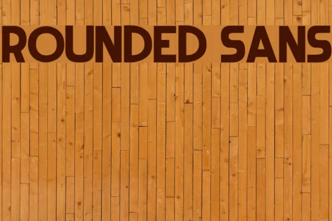 Rounded Sans Example 3