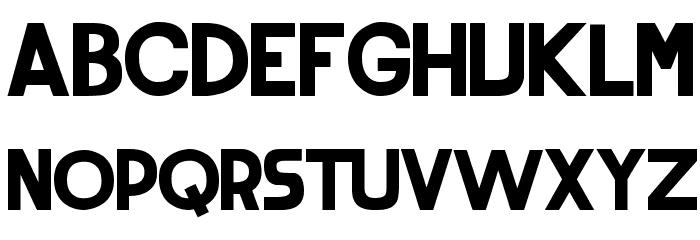 Rounded Sans Font LOWERCASE