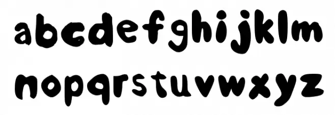 Rounded Semibold Medium Font Litere mici