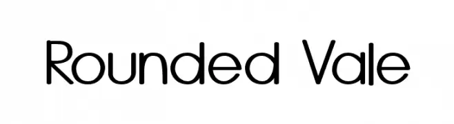 Rounded Vale  Fuentes Gratis Descargar