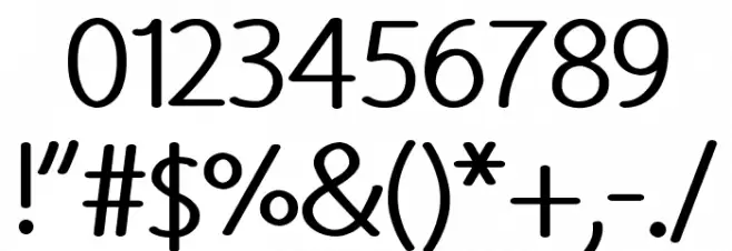 Rounded Vale Font OTHER CHARS