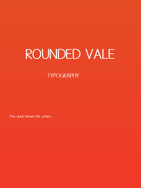 Rounded Vale Poster
